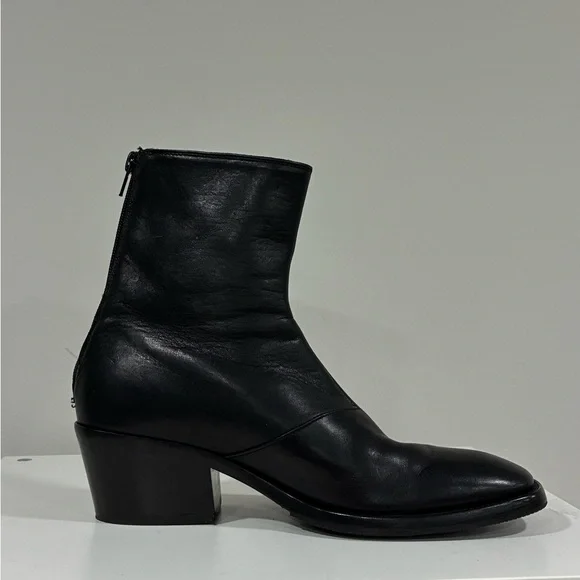 Acne Studios Square Toe Leather Boot Size US 8 EU 41 - Picture 4 of 15